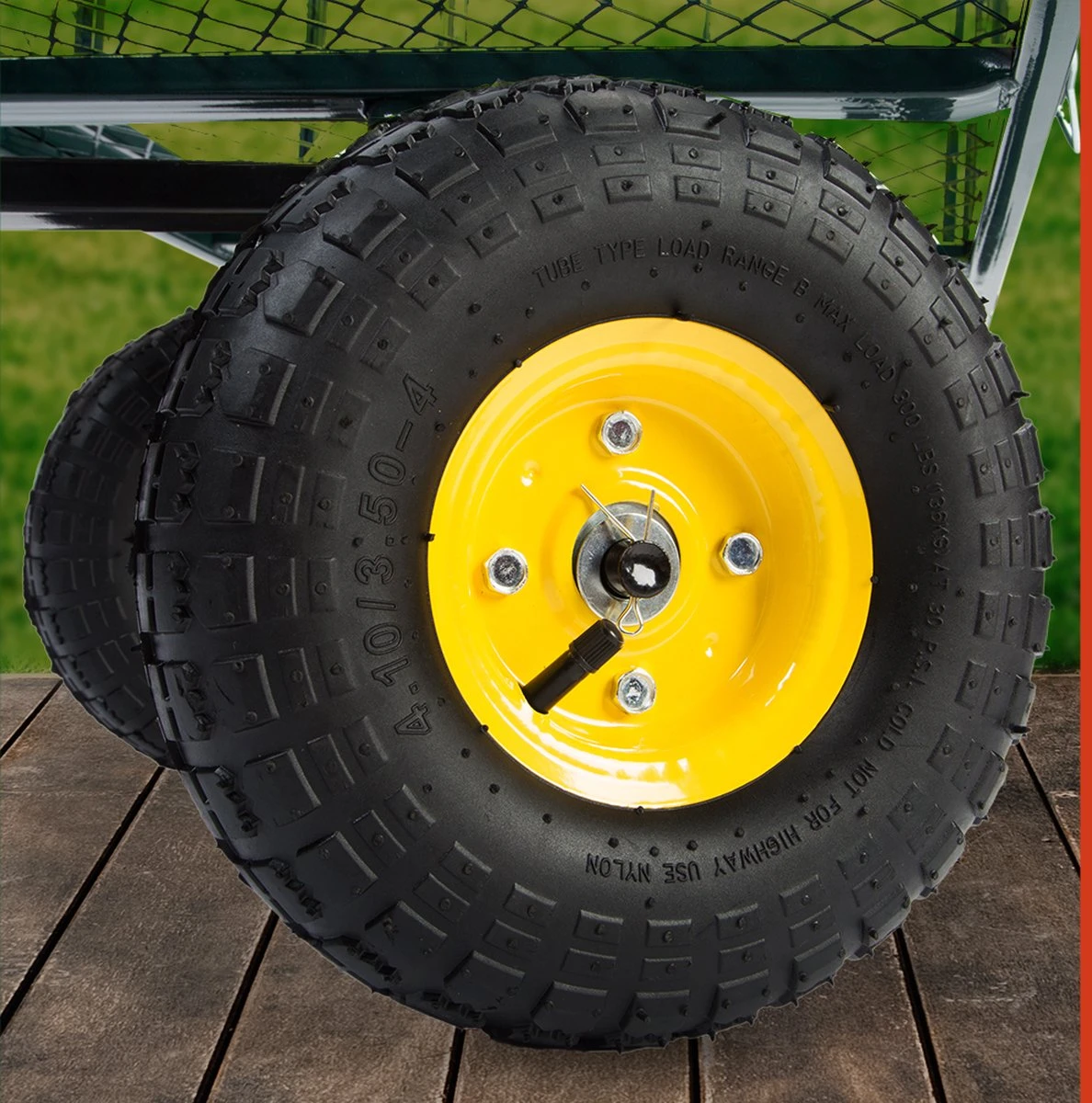 Gardebruk Bolderkar Binnenzeil - Belastbaar Tot 550 Kg – Groen - Afbeelding 6