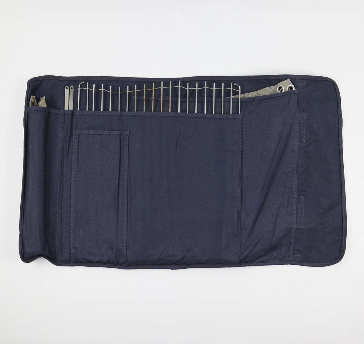 Firekorf + Grill + Spit : Opvouwbare Vuurkorf / Vuurschaal Met Rooster En Spit - Draagbare BBQ - Opbergtas - Kampeer Grill - Kookset - Afbeelding 12