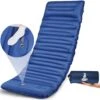 Hikr® Slaapmat 10cm+ Dikte - Comfortabel Luchtmatras - Zelfopblazend Met De Voet - TPU+40D Nylon - Slaapmatje Eenpersoons En Uit Te Breiden Tot Tweepersoons - Slaapmat Met Ingebouwde Pomp