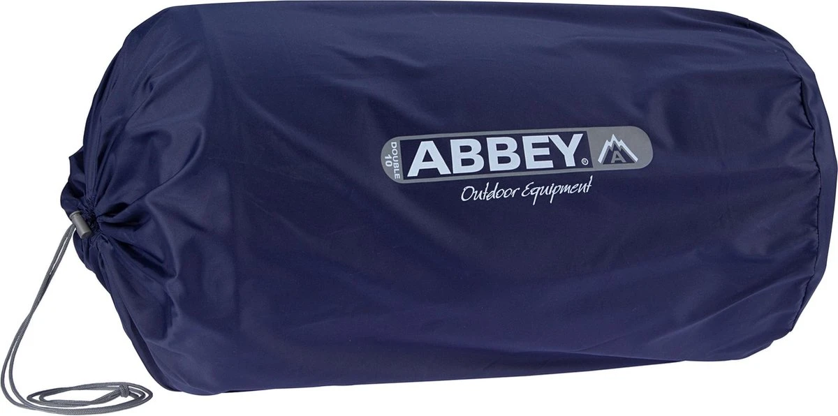 Abbey Camp 3D Zelfopblaasbaar Matras - 2 Persoons - 201 X 132 X 10 Cm - Marine - Afbeelding 3