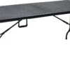 ERRO Vouwtafel - Houtlook - 180x74cm - Zwart
