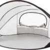 Deryan Luxe Pop Up Strandtent XXL - Anti-UV 50+ - Zilver