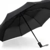 HUISSON Paraplu Stormparaplu Automatisch Uit En Inklapbaar Opvouwbaar Lichtgewicht 330 Gram Windproof Zwart