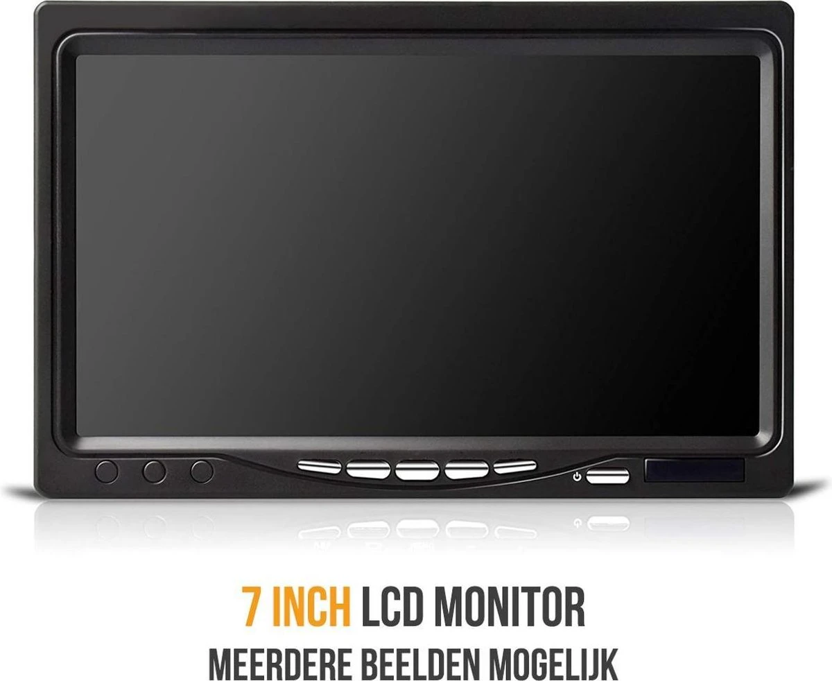 Strex Draadloze Achteruitrijcamera Met 2 Camera's - 7” Scherm - Nachtzicht 18LED 15m - Afbeelding 8