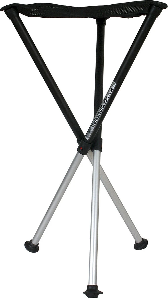 Walkstool - 3-Poots Krukje - Comfort 65 Cm - Verstelbaar - Zwart - Afbeelding 5